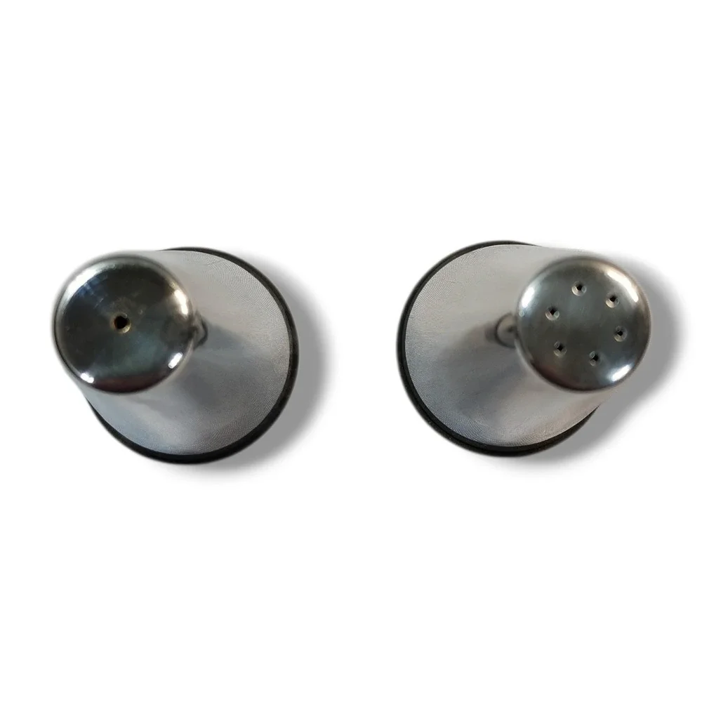 Alfra Italy 18/8 Stainless Steel Walker & Hall‎ England Salt and Pepper Shakers